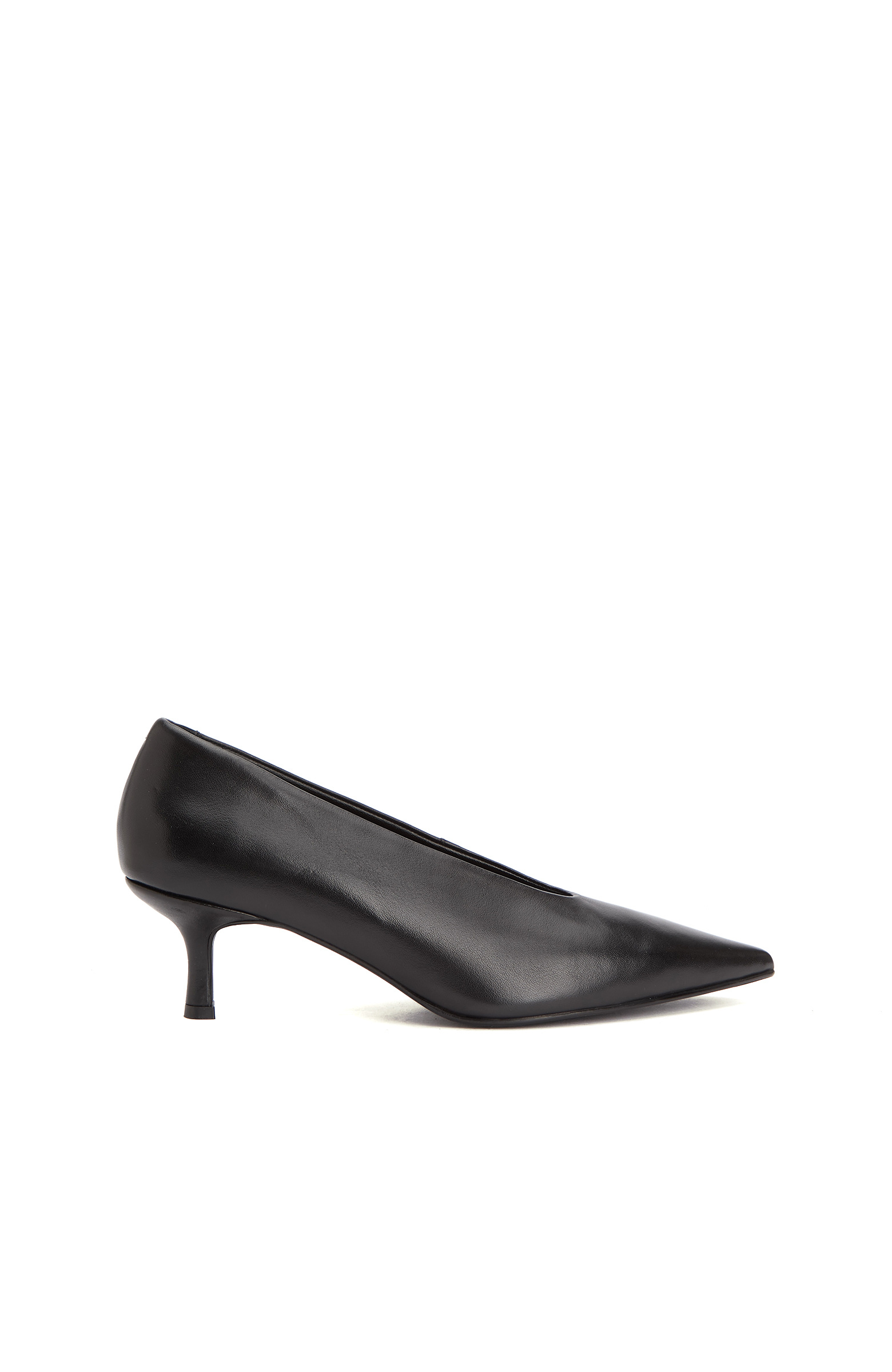 Siyah Deri Stiletto