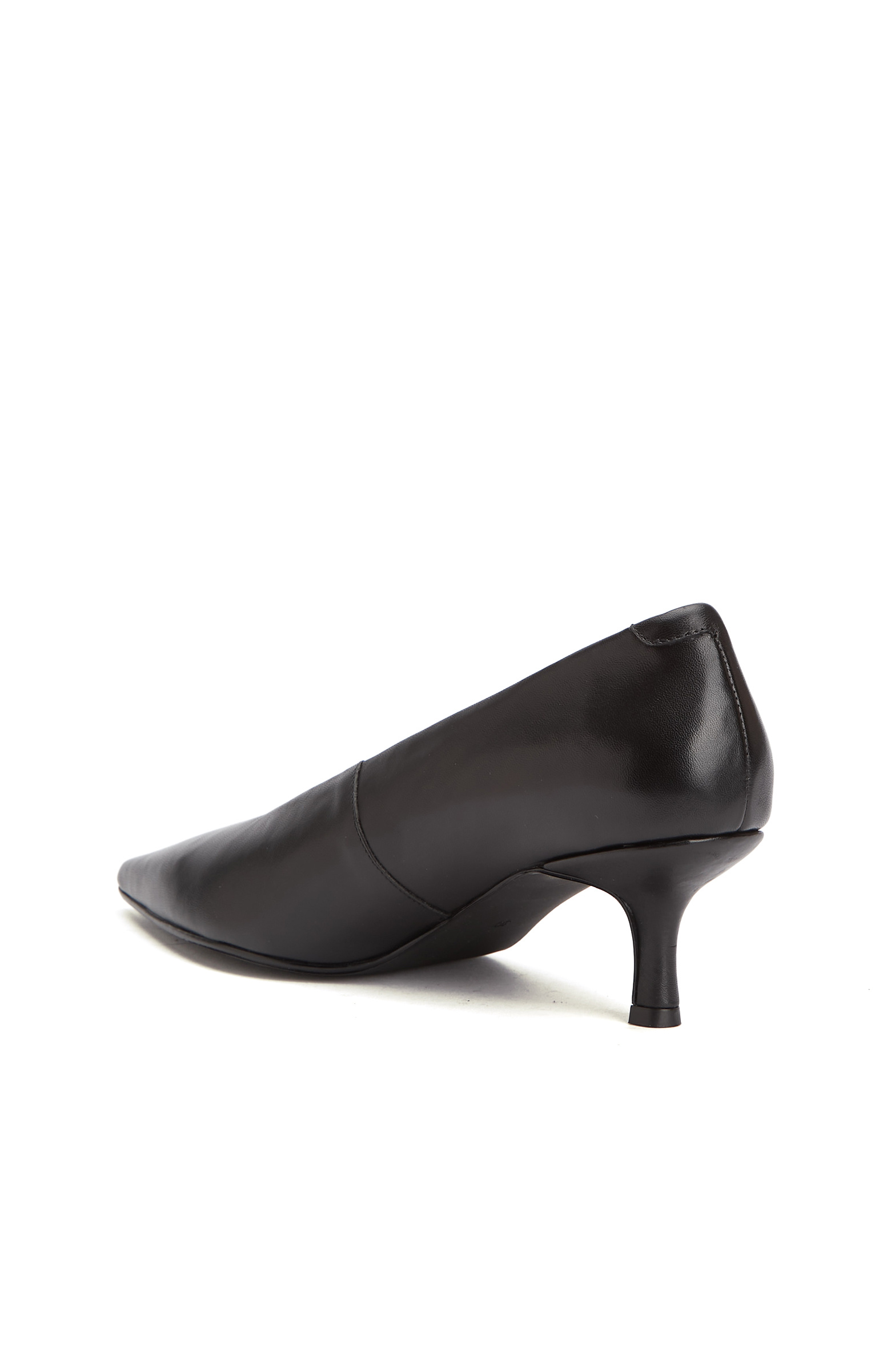 Siyah Deri Stiletto