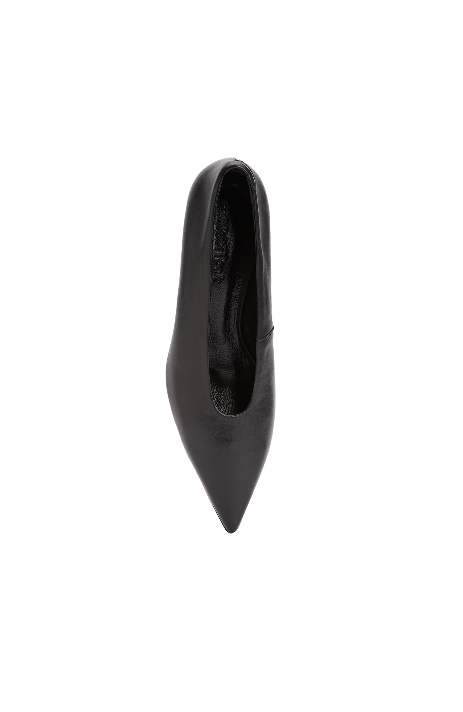 Siyah Deri Stiletto