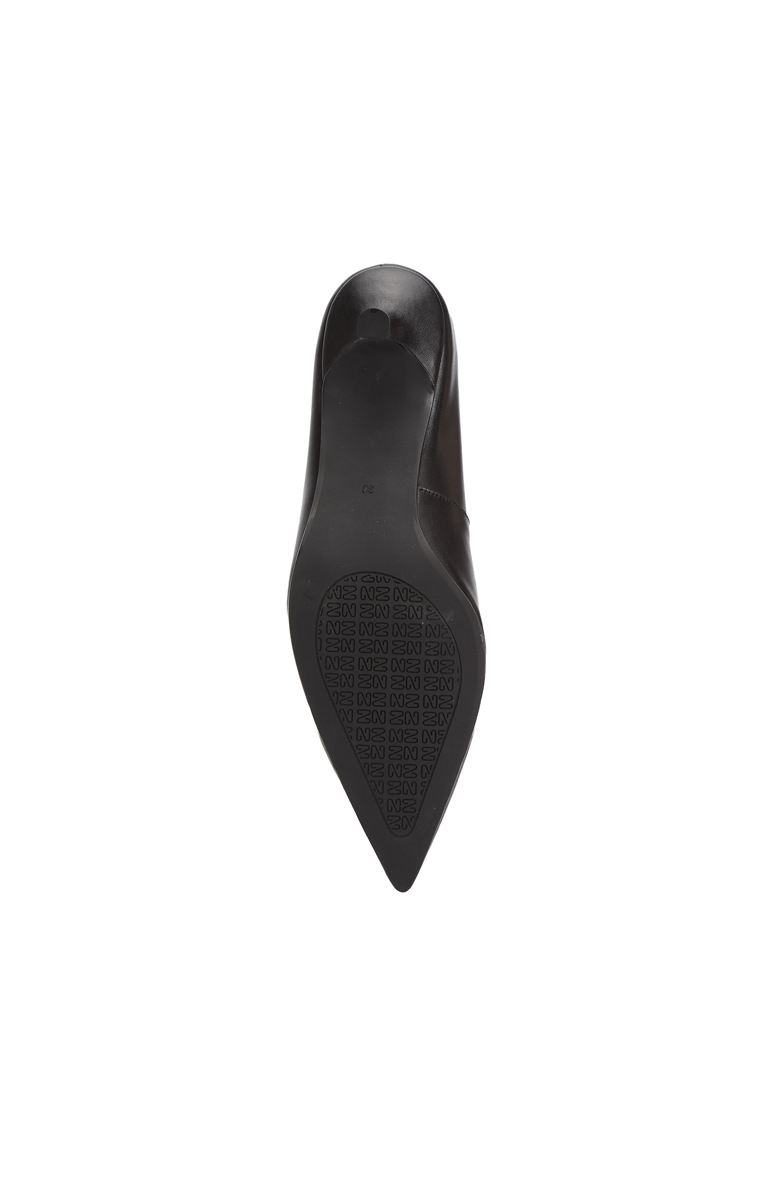 Siyah Deri Stiletto