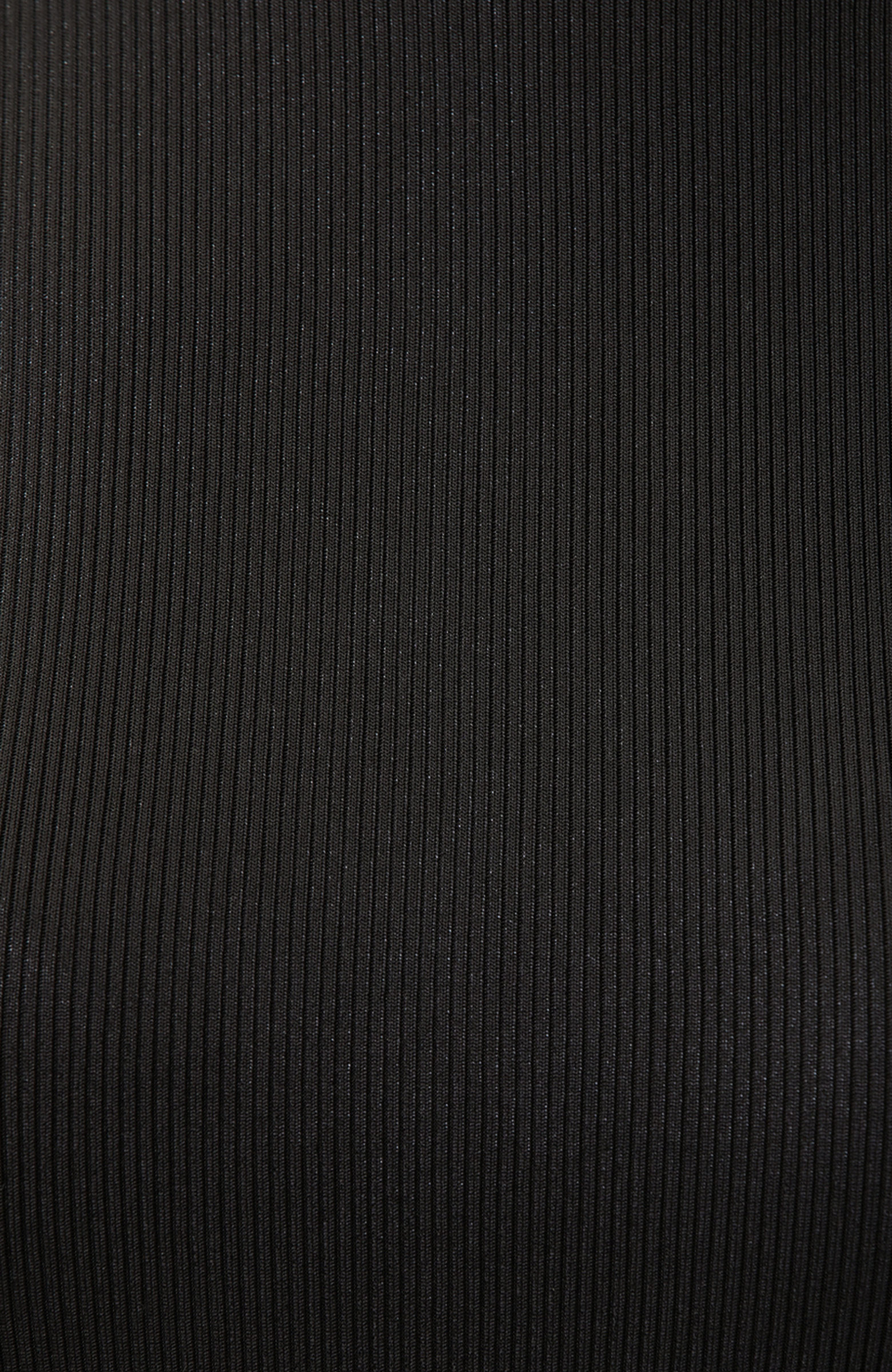Siyah Varak Baskılı Kaşkorse Uzun Kol T-shirt