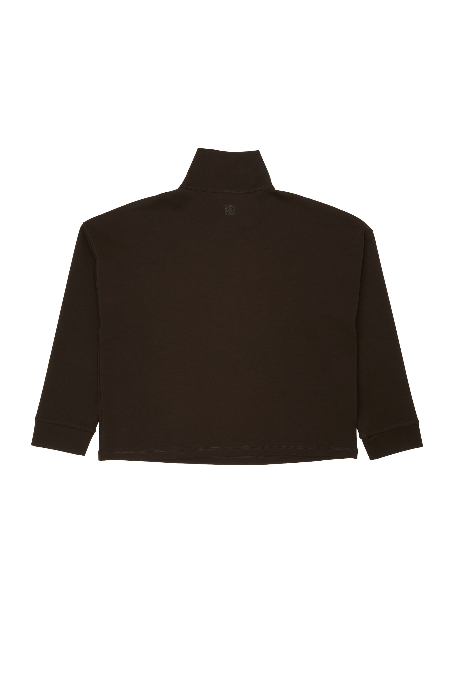 Acı Kahve Fermuar Detaylı Sweatshirt