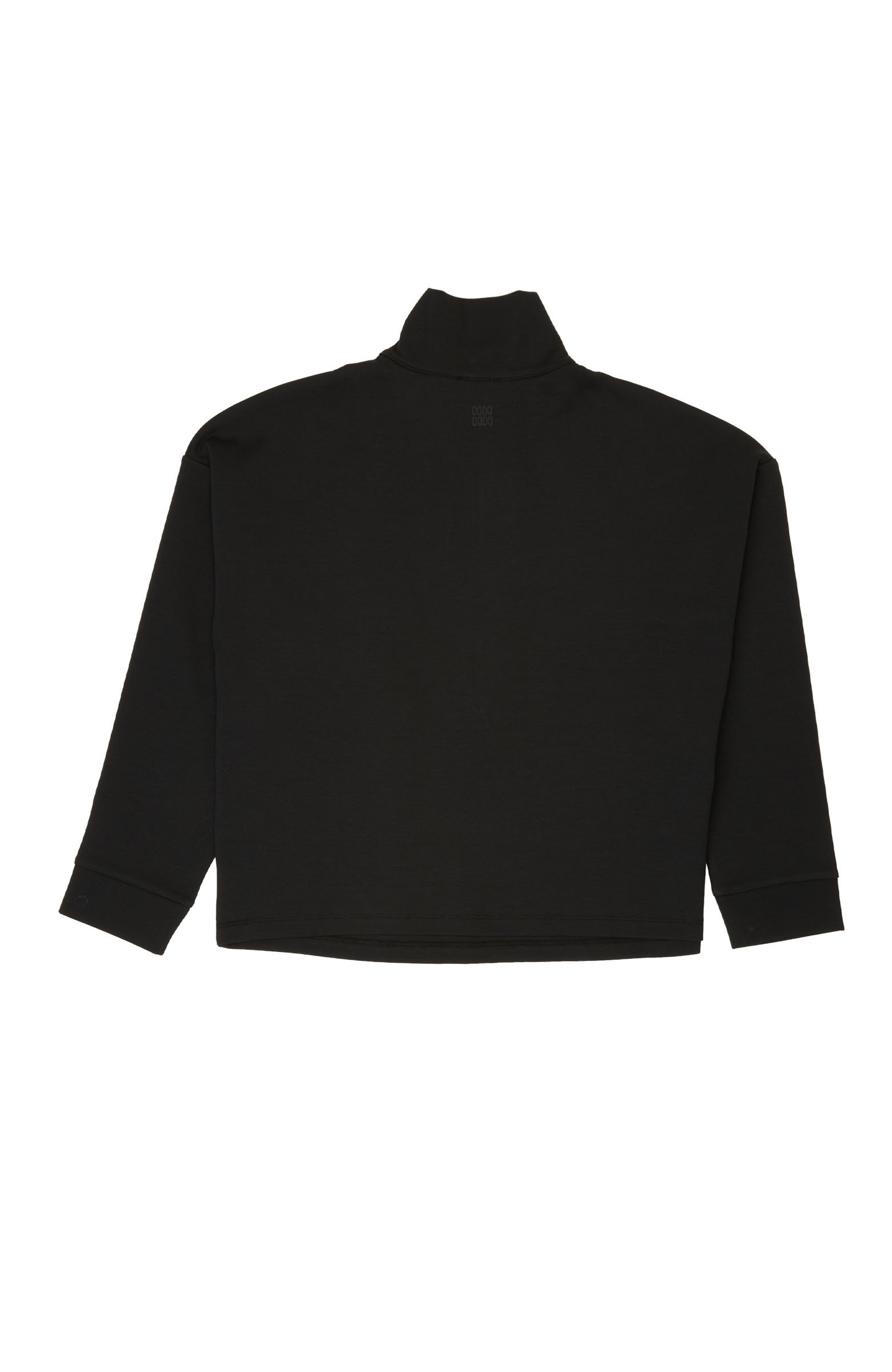 Siyah Fermuar Detaylı Sweatshirt
