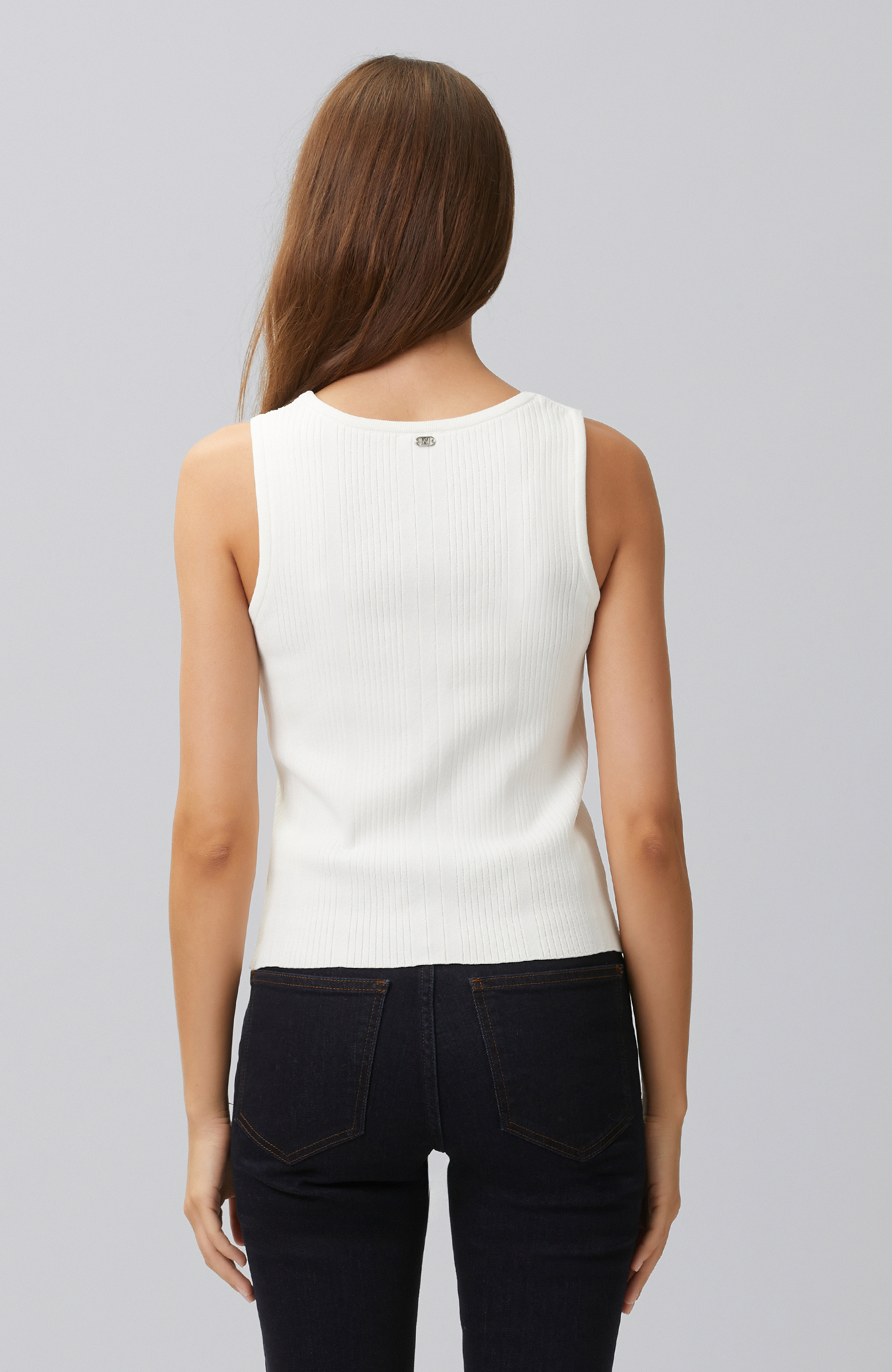 Kırık Beyaz Askılı Rayon Atlet
