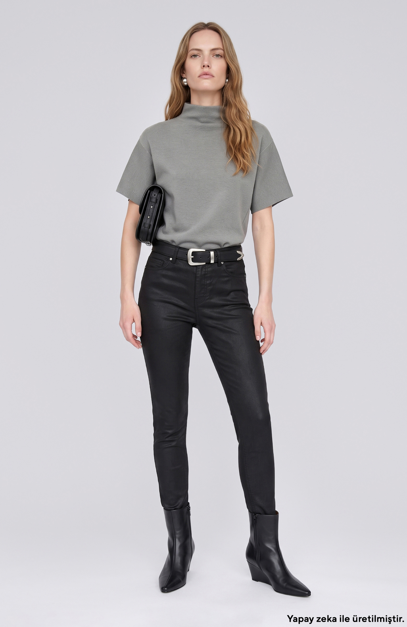 Siyah Casual Pantolon
