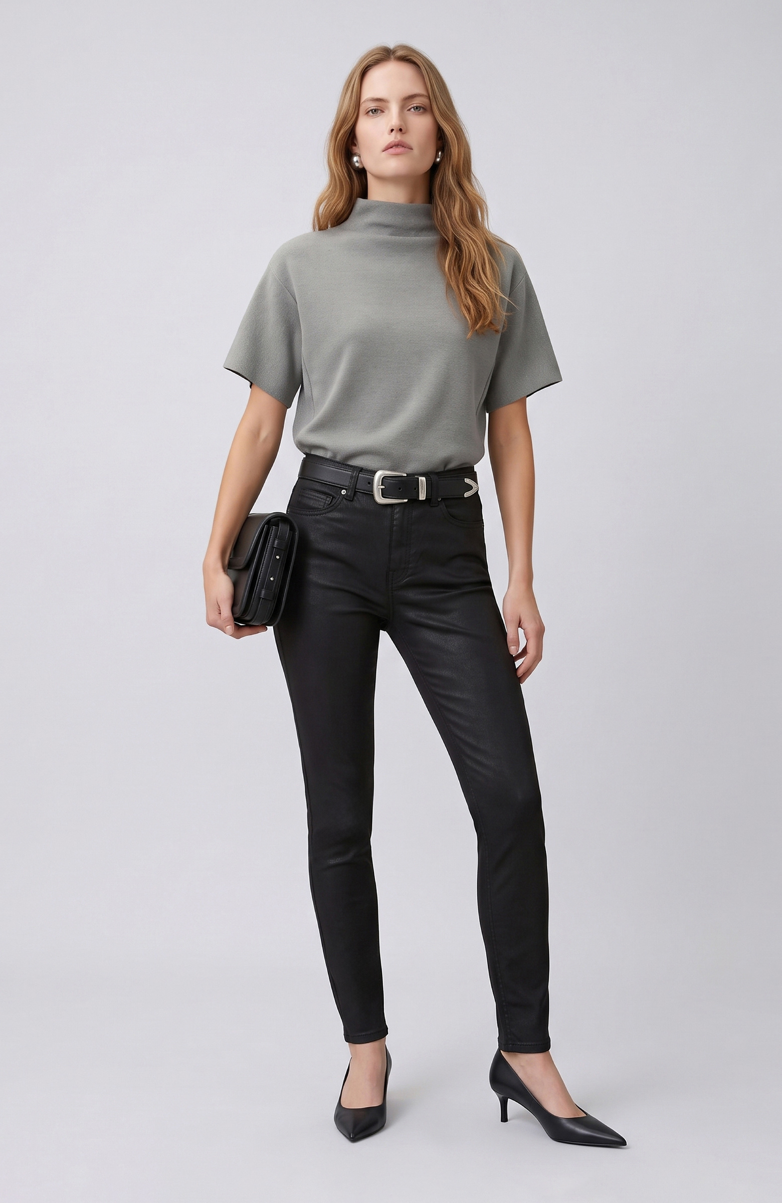 Siyah Casual Pantolon
