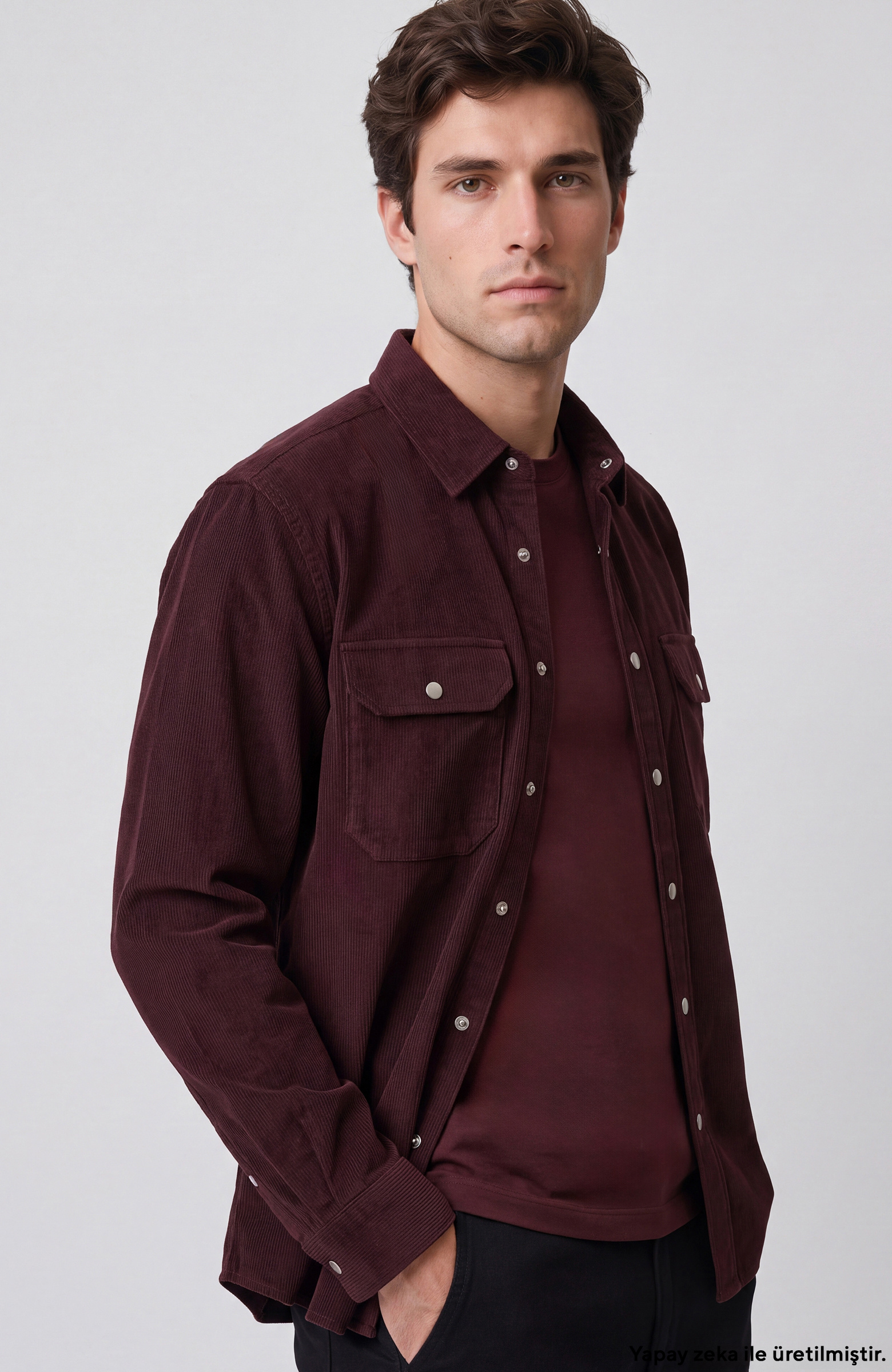 Burgundy Shirt