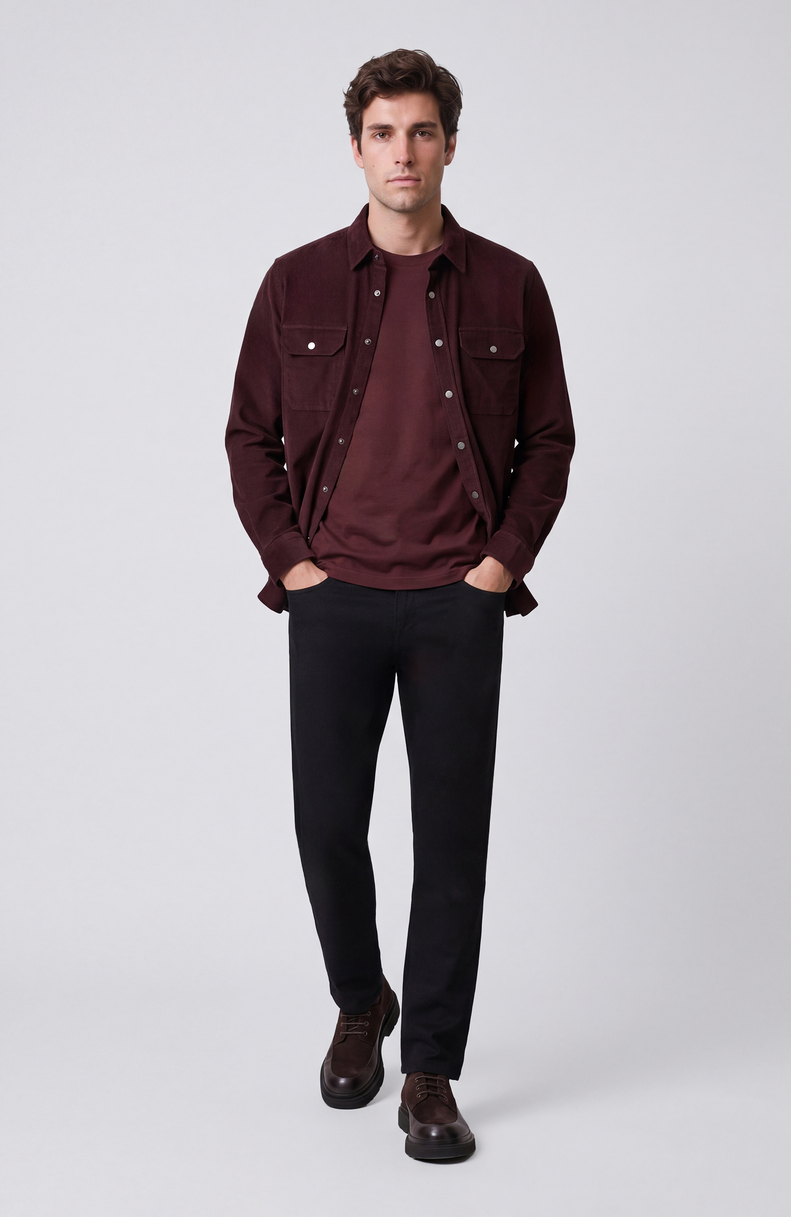 Burgundy Shirt