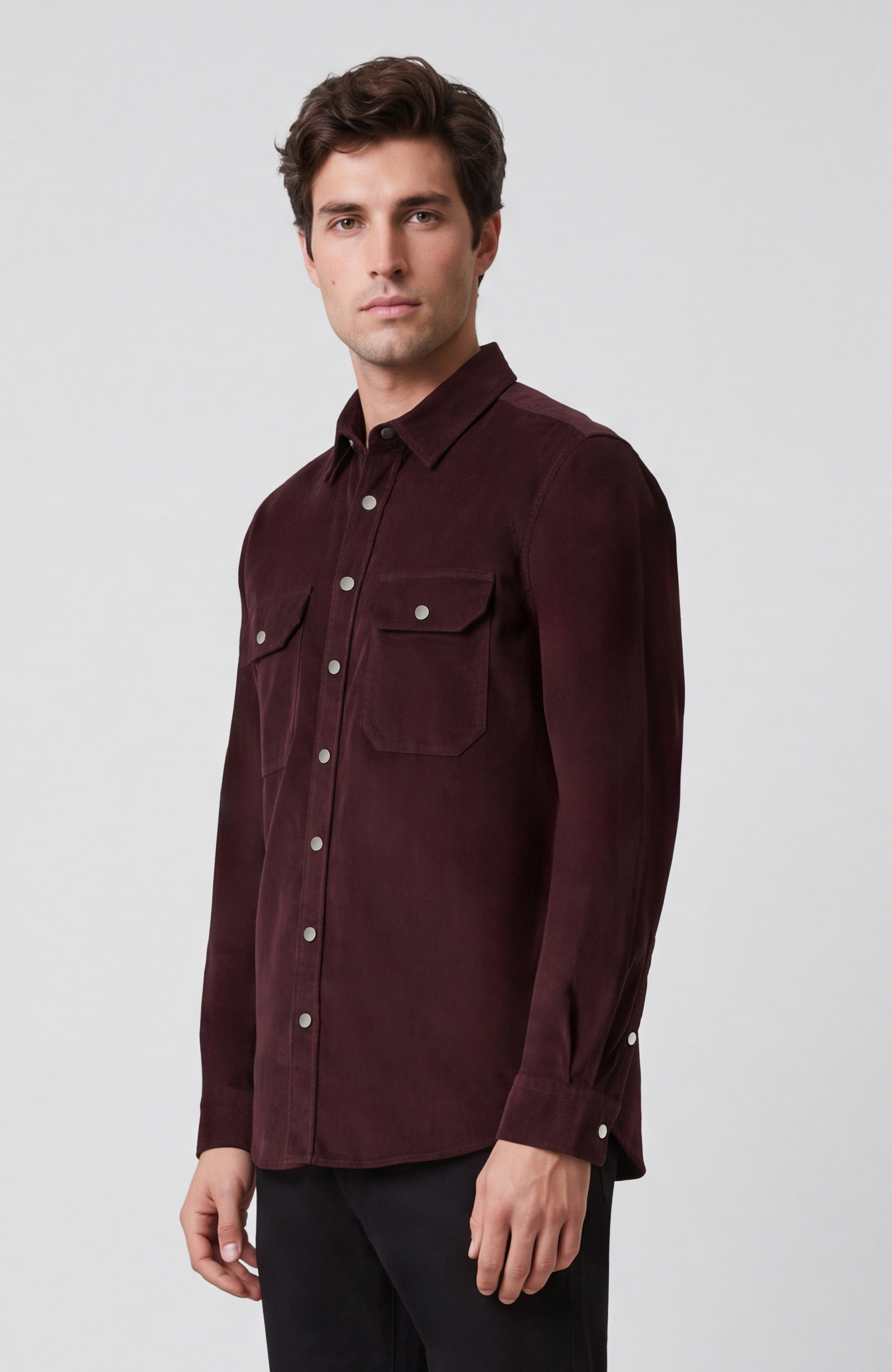 Burgundy Shirt