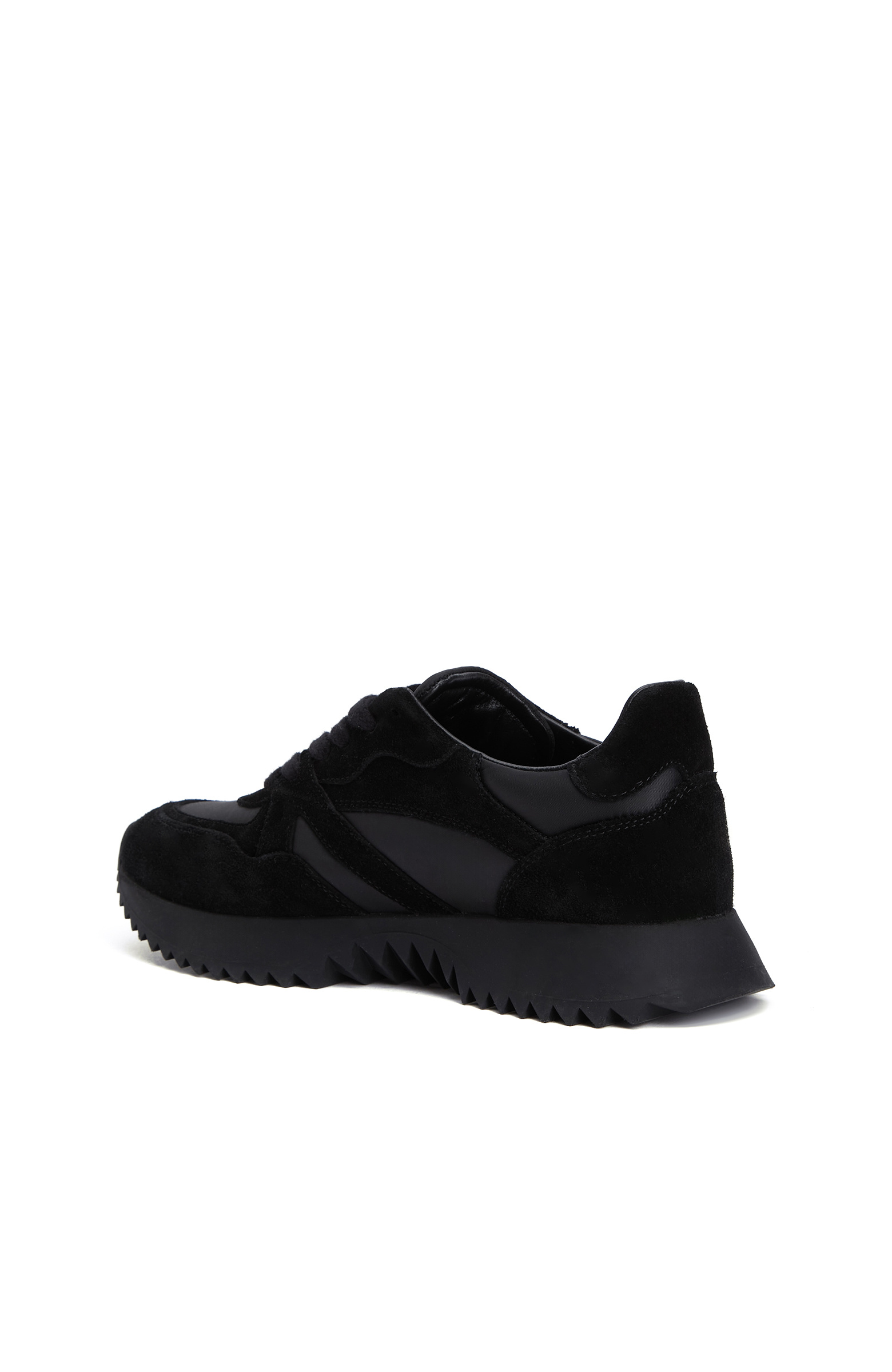 Black Women's Suede Casual Sneakers