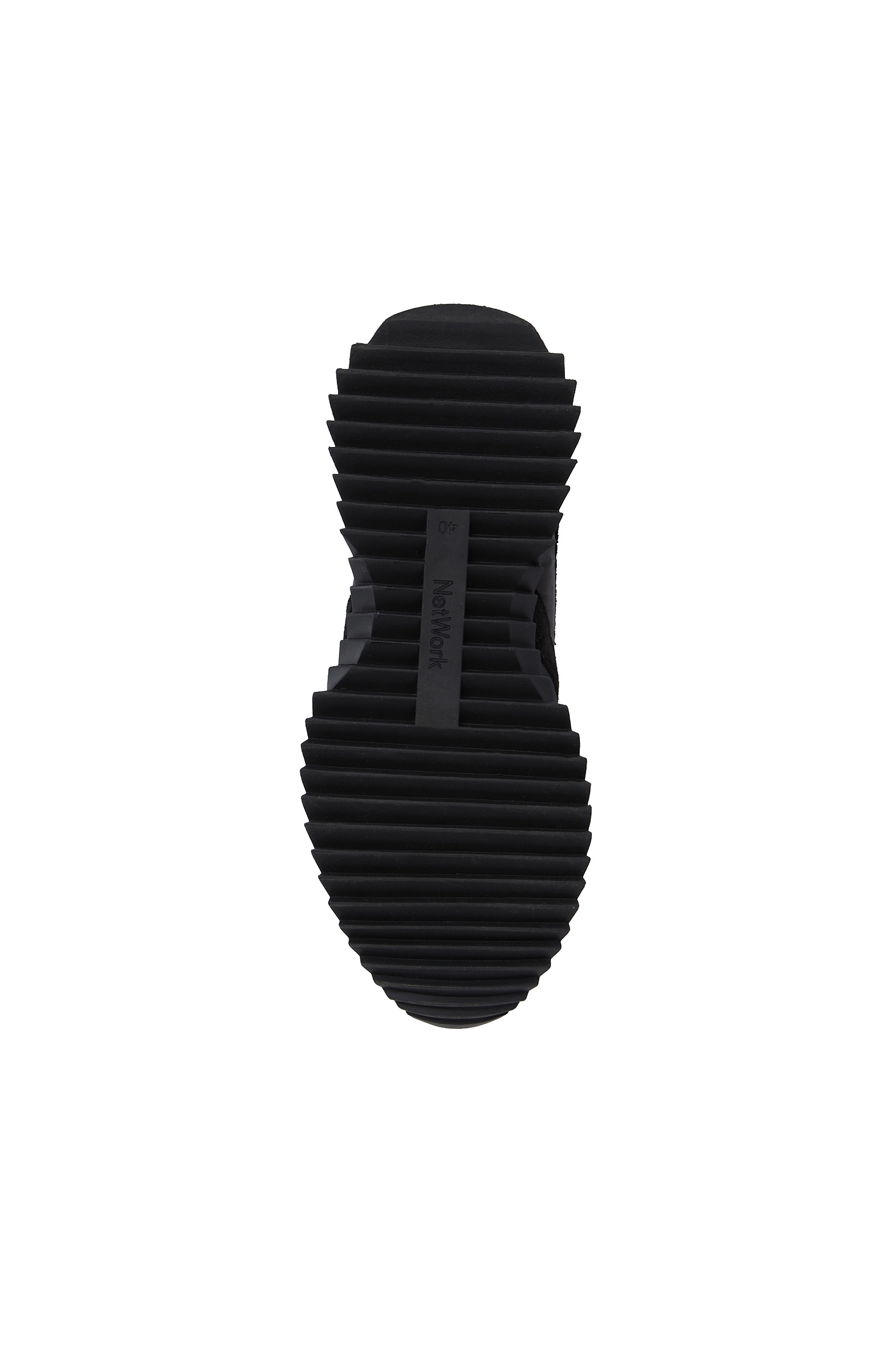 Black Women's Suede Casual Sneakers