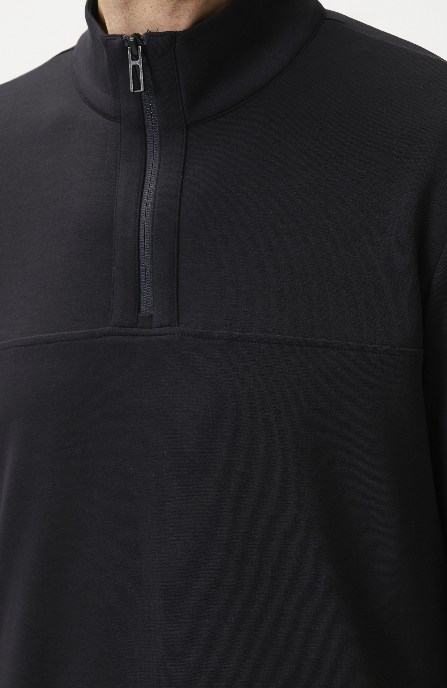N-Tech Lacivert Modal Karışımlı Sweatshirt