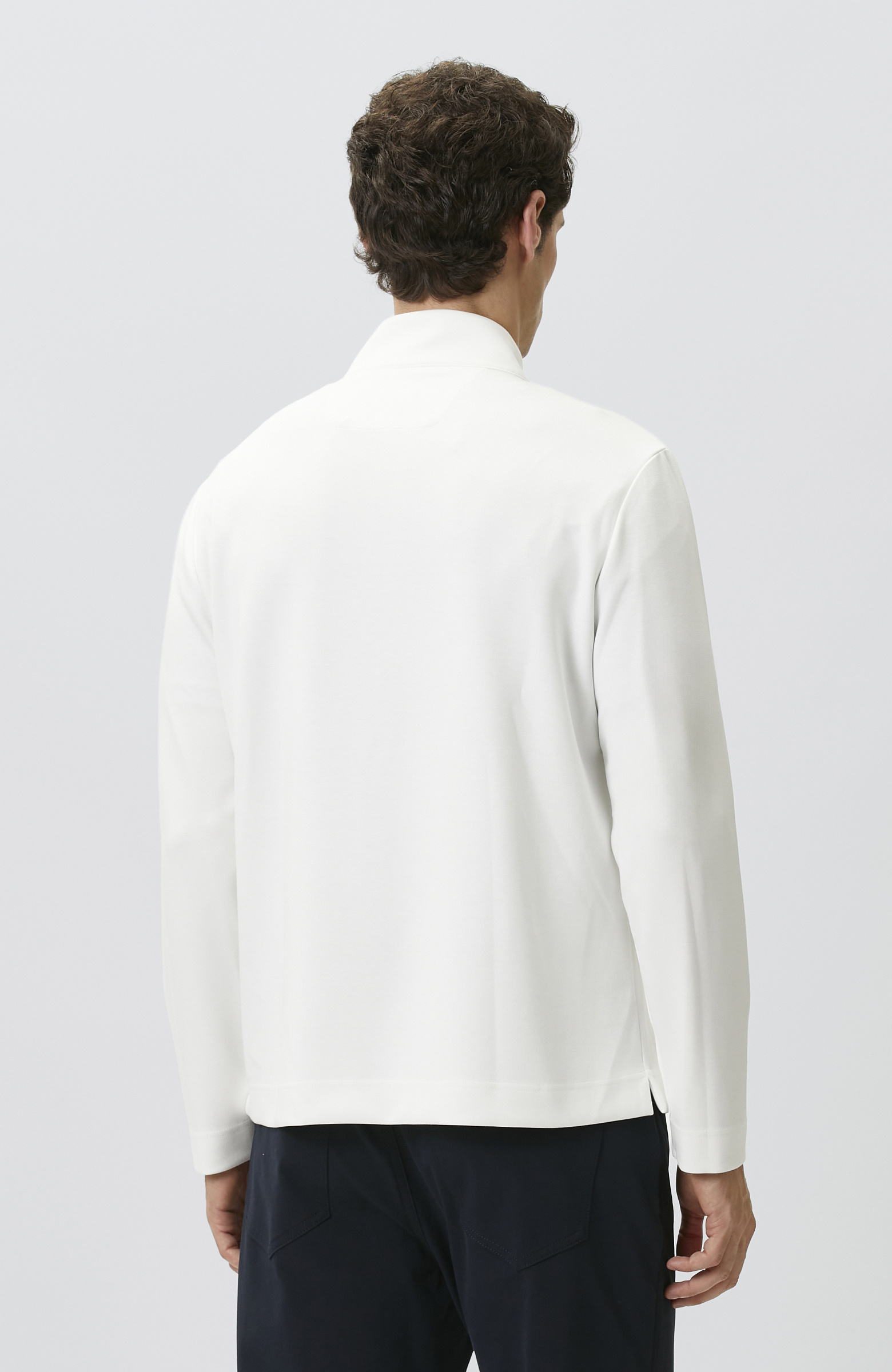 N-Tech Ekru Modal Karışımlı Sweatshirt