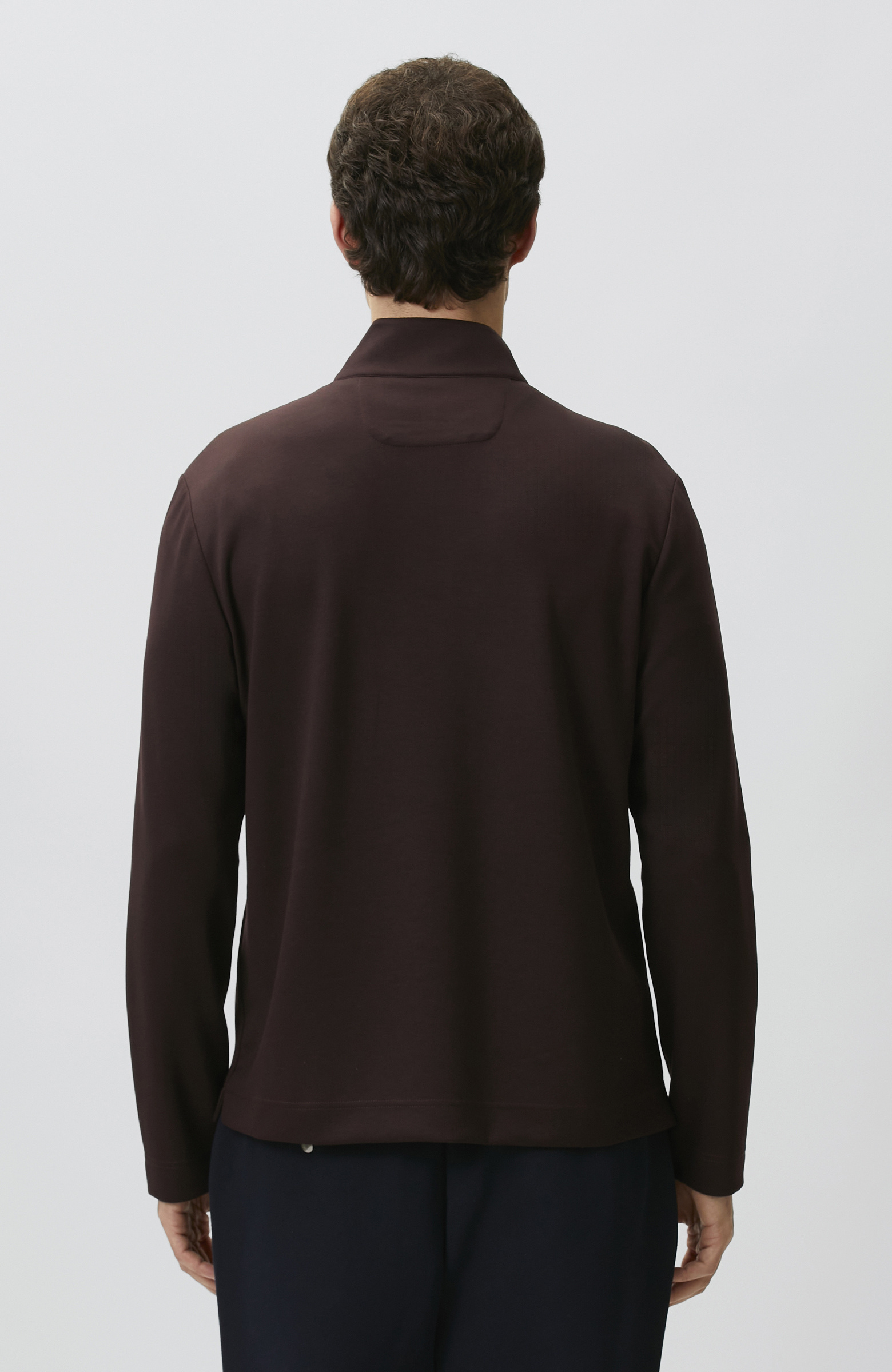 Bordo Modal Karışımlı Sweatshirt