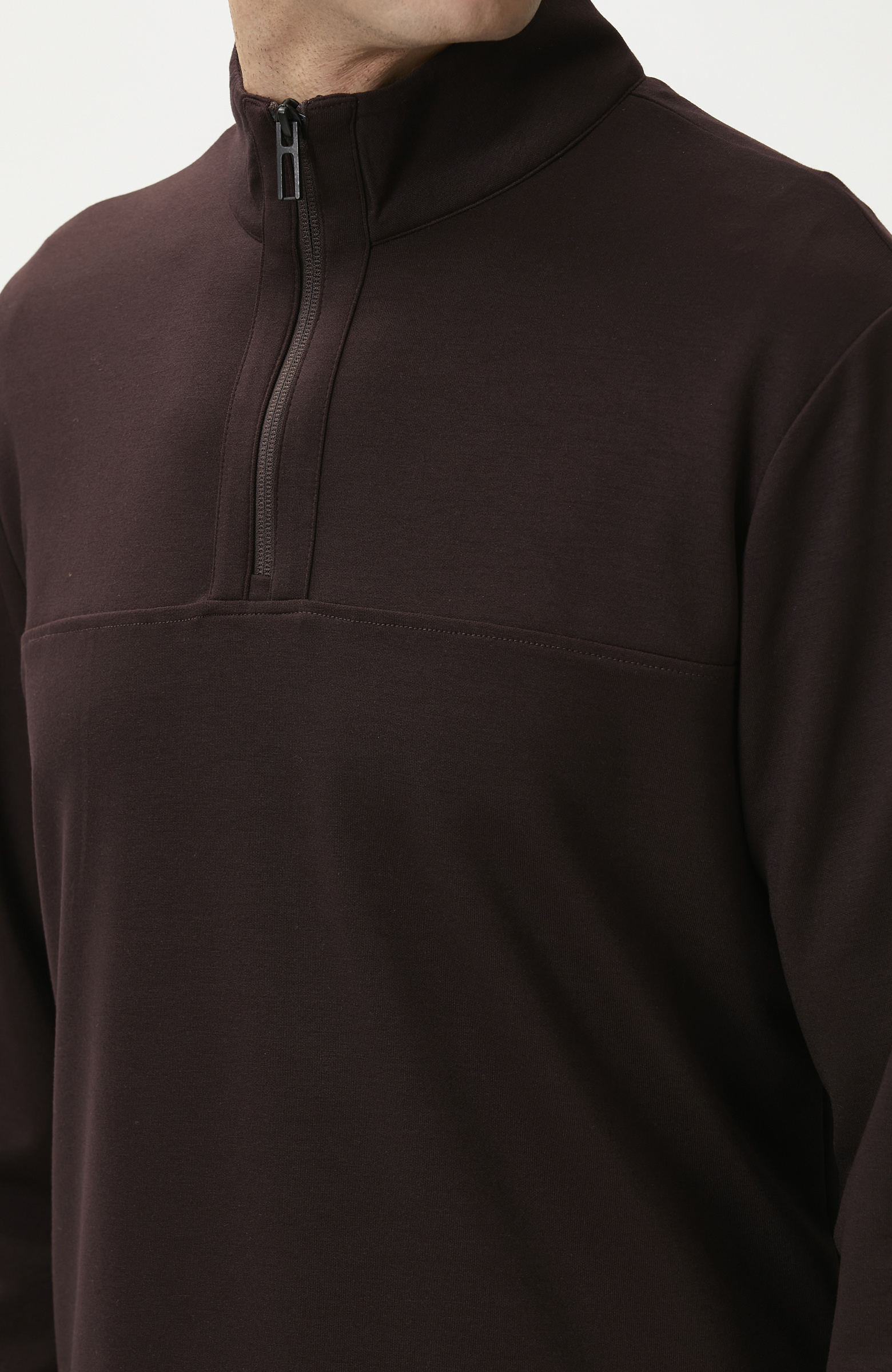 Bordo Modal Karışımlı Sweatshirt