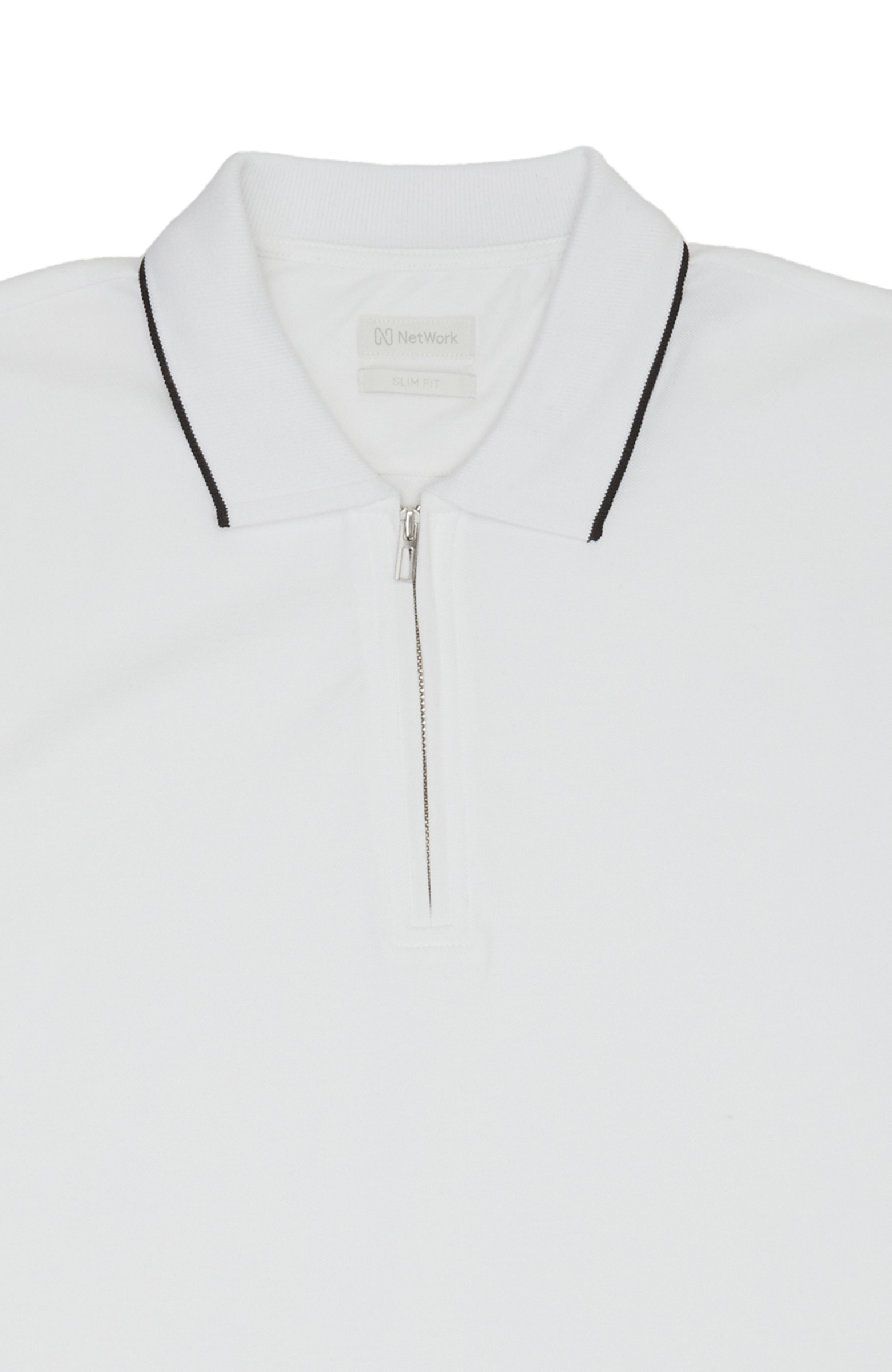 Beyaz Polo Pike T-shirt
