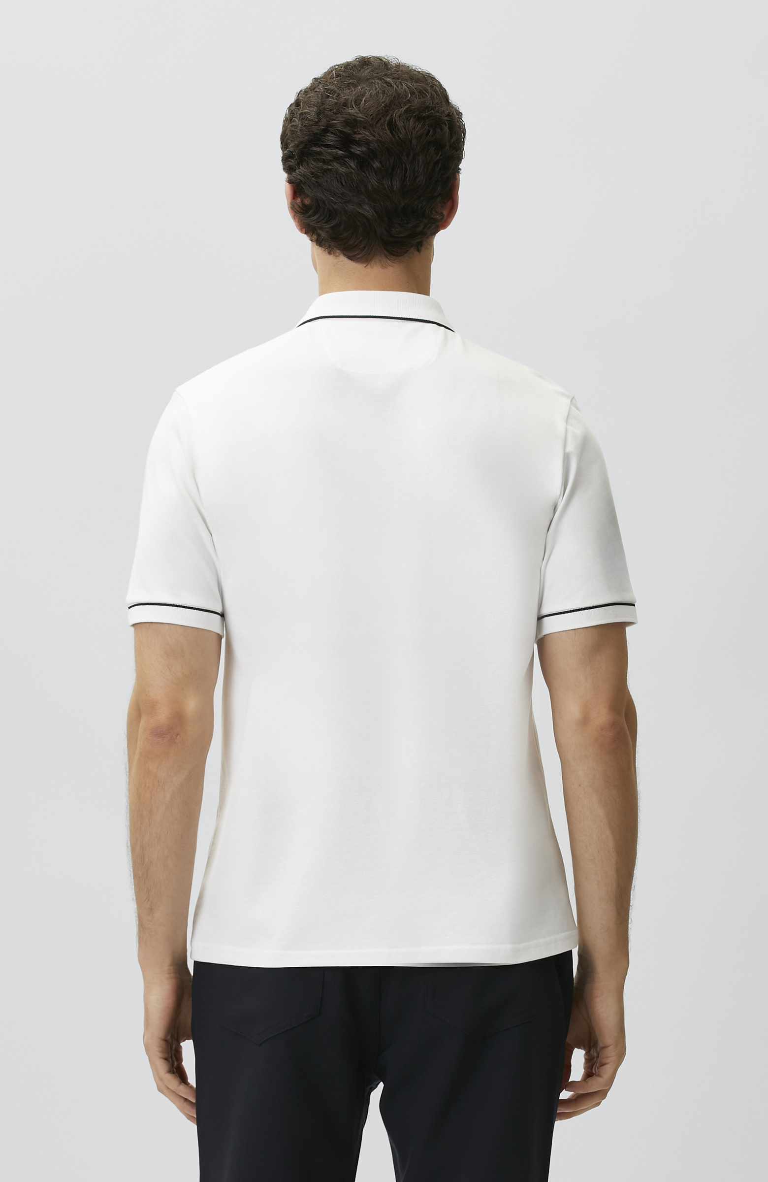 Beyaz Polo Pike T-shirt