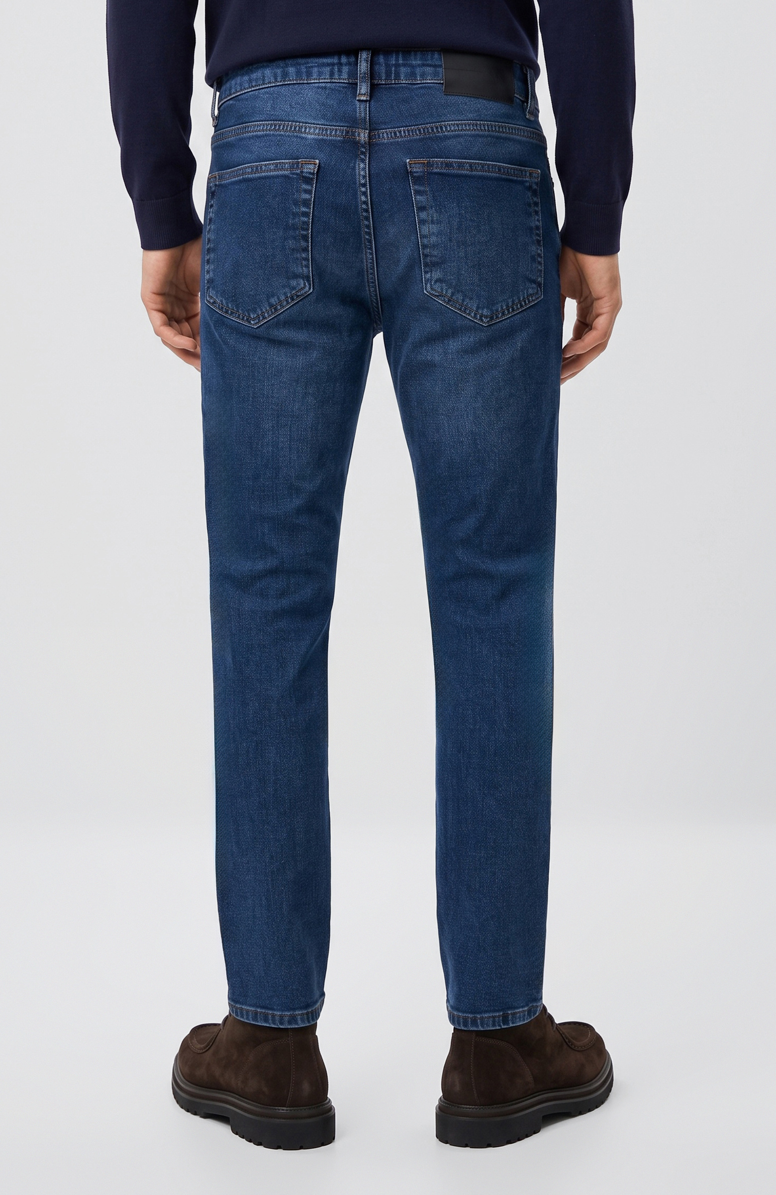 Koyu Lacivert Denim Pantolon
