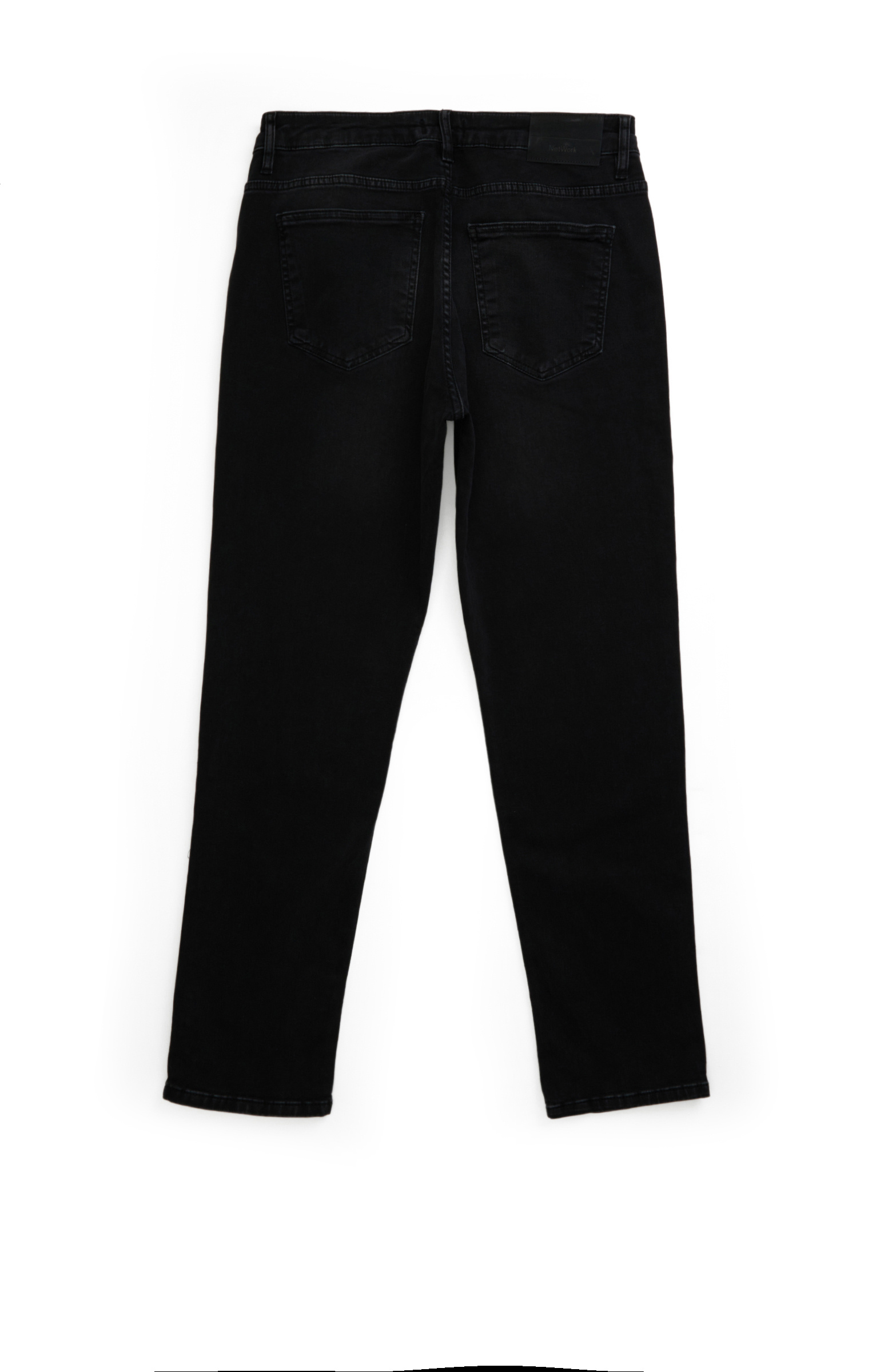 Siyah Örme Denim Pantolon