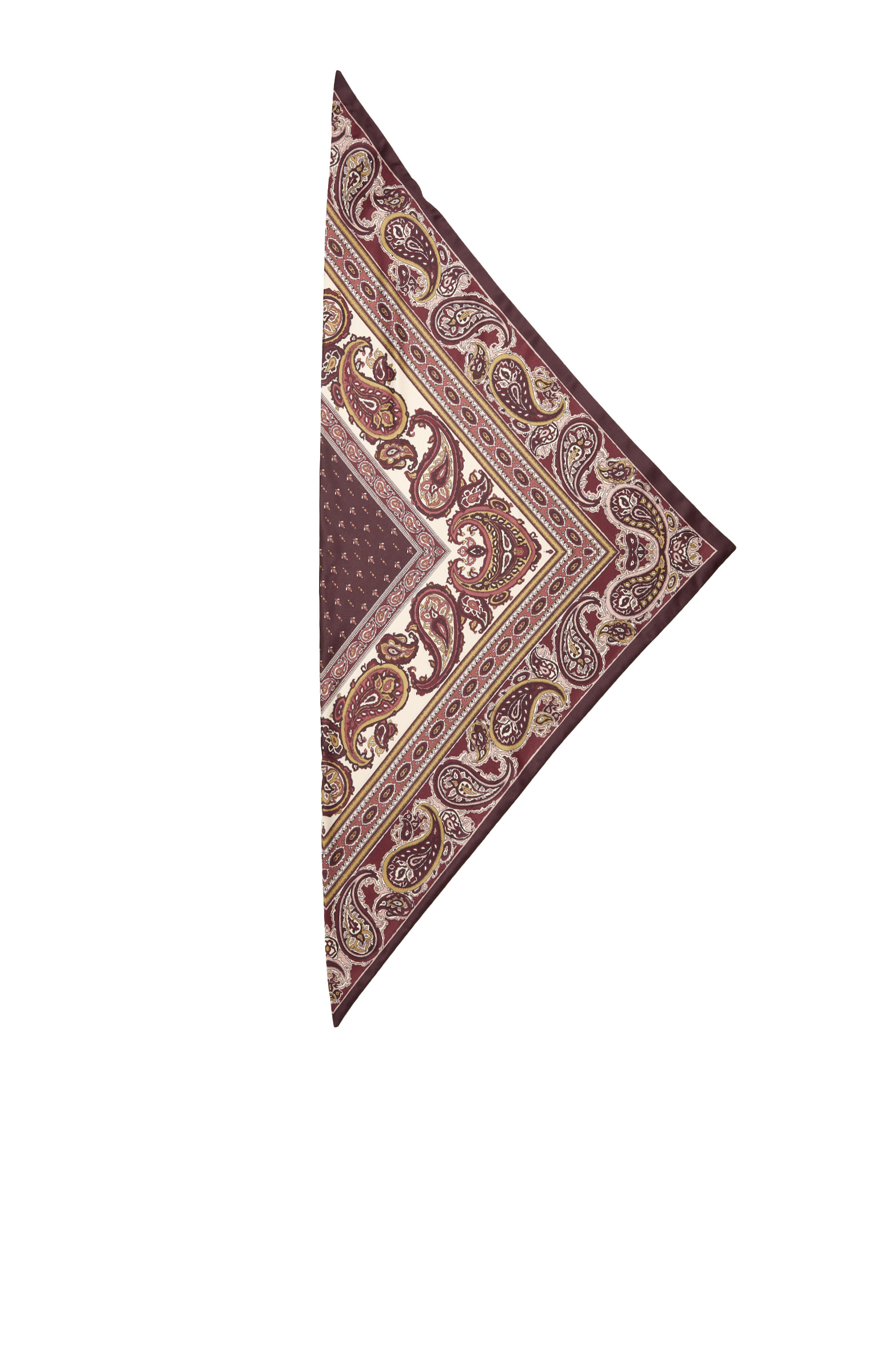 Colorful Double-sided Paisley Patterned Women's Scarf