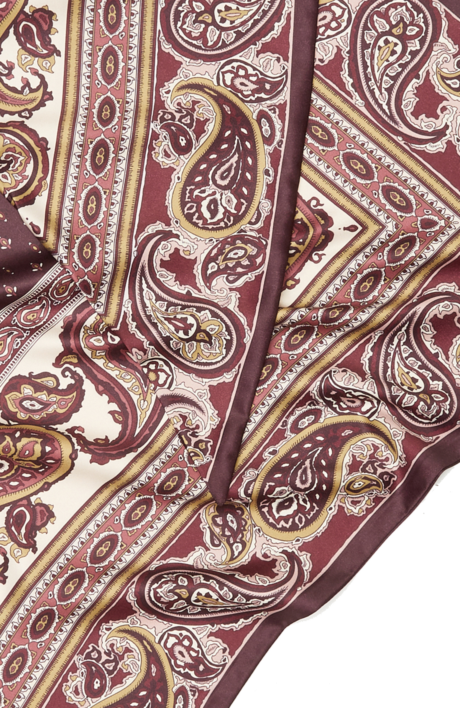 Colorful Double-sided Paisley Patterned Women's Scarf