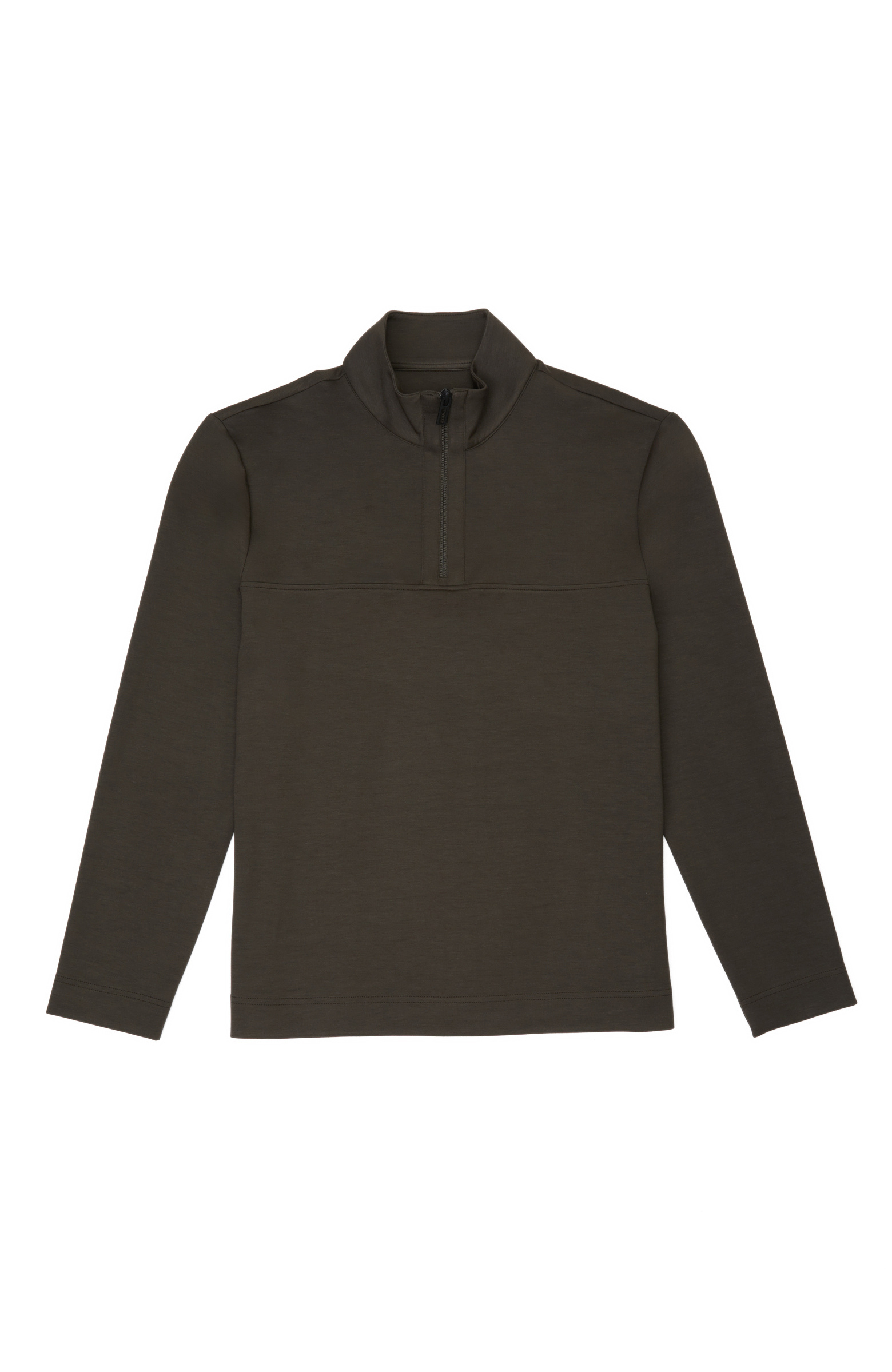 Haki Modal Karışımlı Sweatshirt