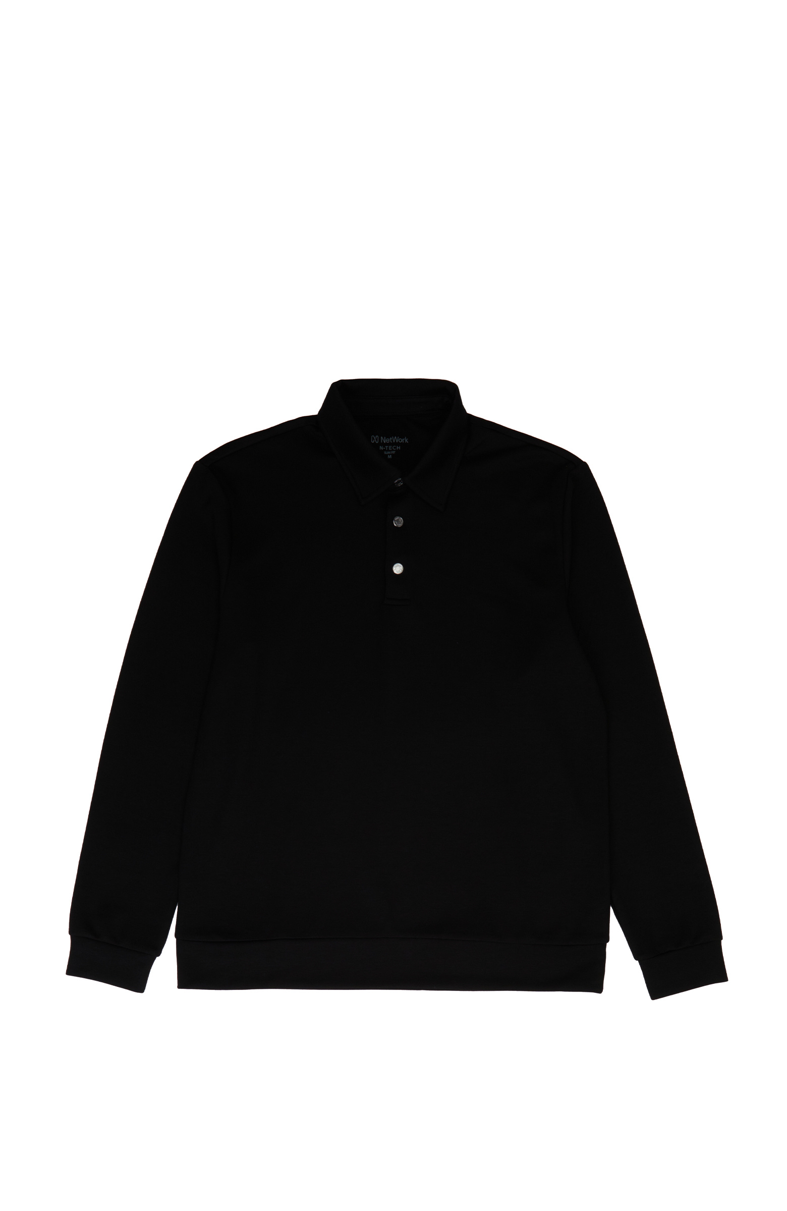 Siyah Modal Karışımlı Scuba Sweatshirt