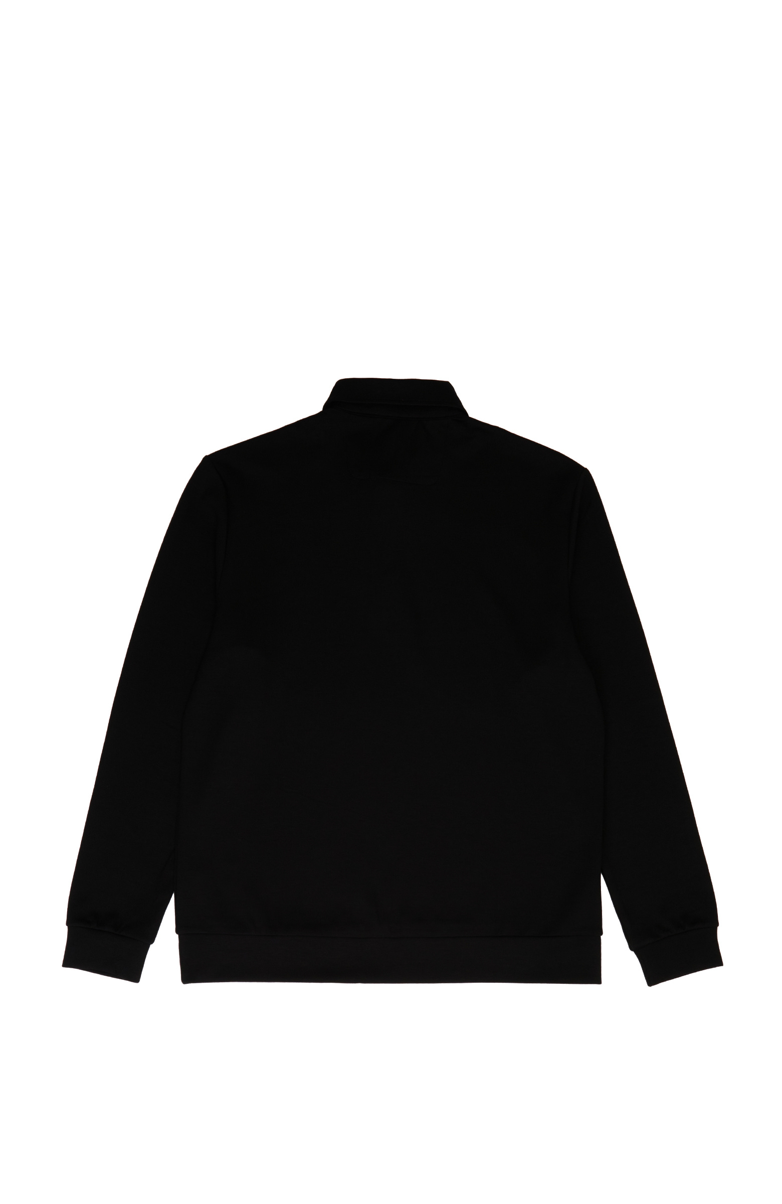 Siyah Modal Karışımlı Scuba Sweatshirt